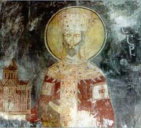 Icon of Bagrat III king of Georgia